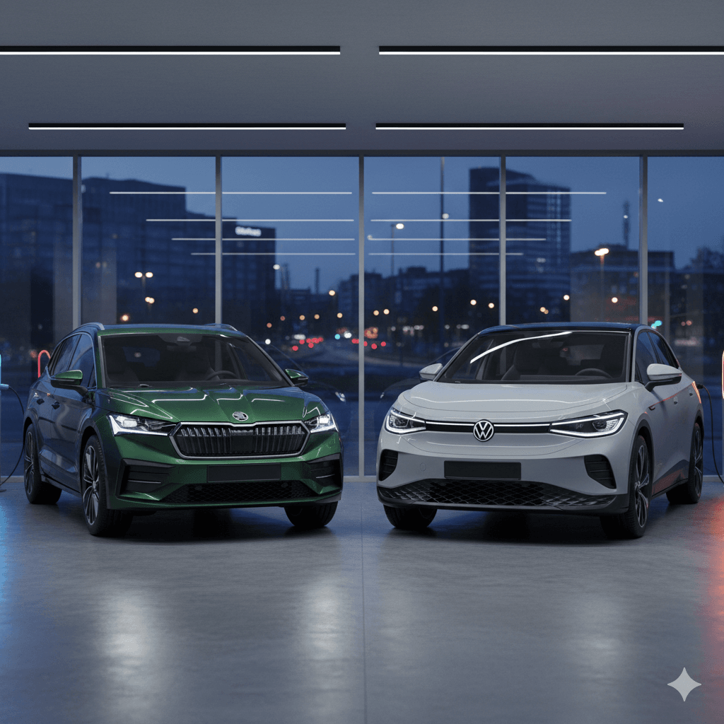 Dva elektrické SUV vedle sebe