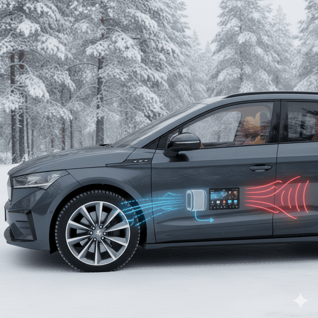 Klimatizace a ovládání teploty v elektromobilu